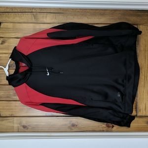 Men's XL Nike red and black hoodie